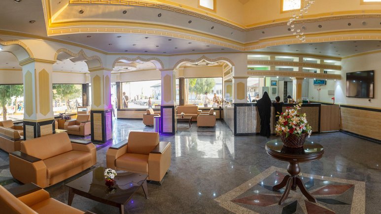 پذیرش و لابی هتل ساحل طلایی قشم